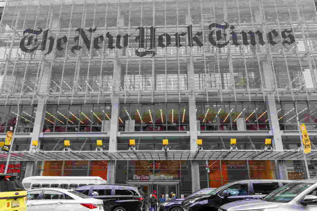 La sede del New York Times