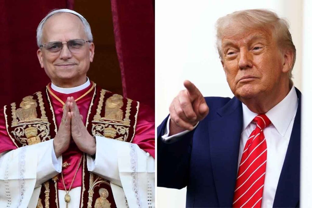 Papa Leone XIV e Donald Trump