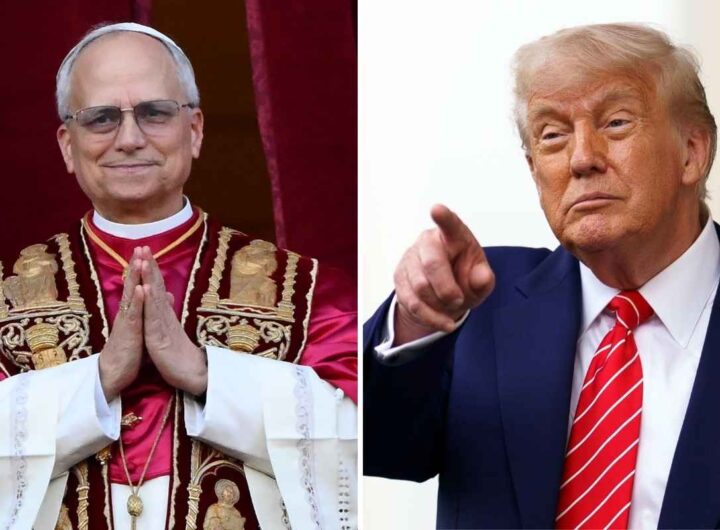 Papa Leone XIV e Donald Trump