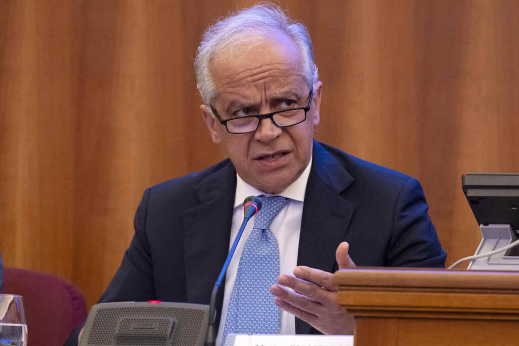 Il ministro dell'Interno, Matteo Piantedosi