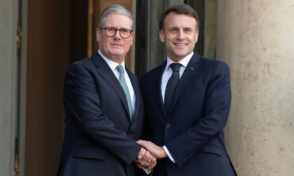 Macron e Starmer